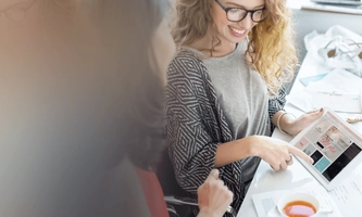 a specialist explaining AI challenges