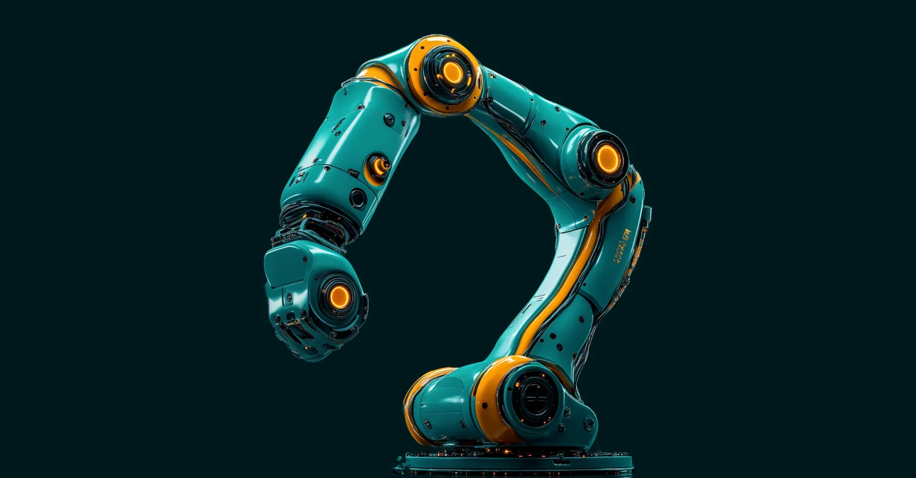 Futuristic robotic arm