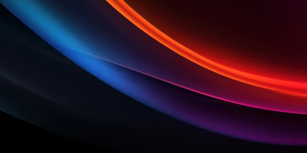 Abstract dark gradient with curves.