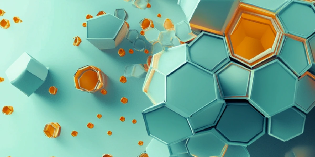 futuristic hexagons shapes