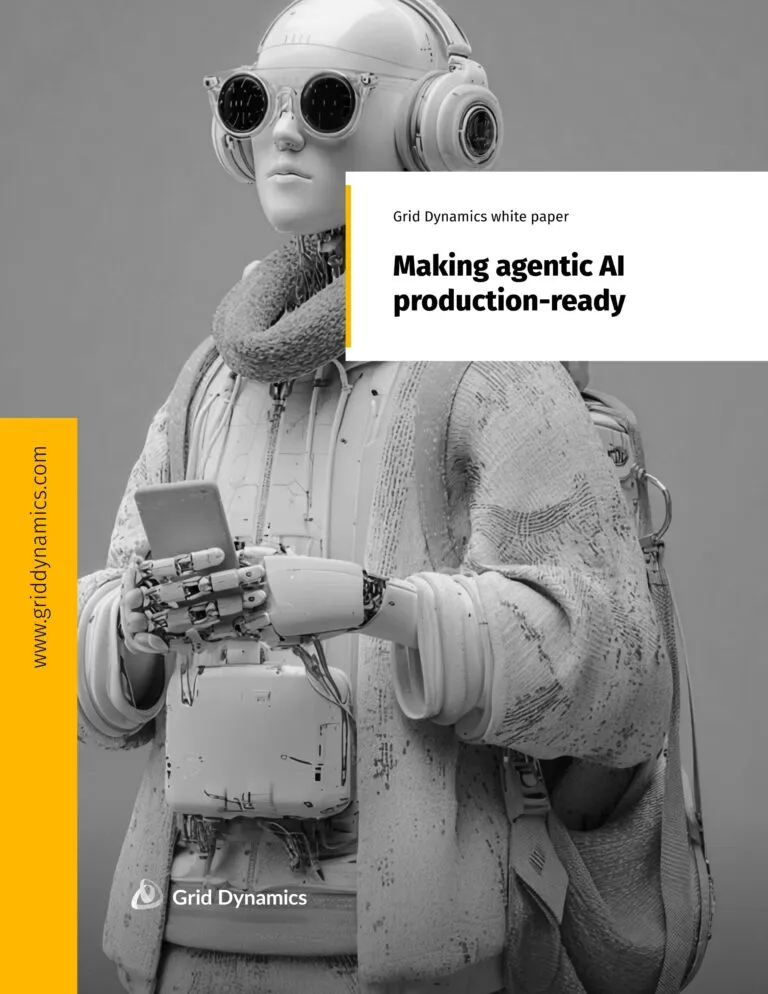 Making agentic AI production-ready white paper cover