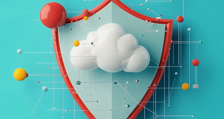 Cloud shield with connected nodes