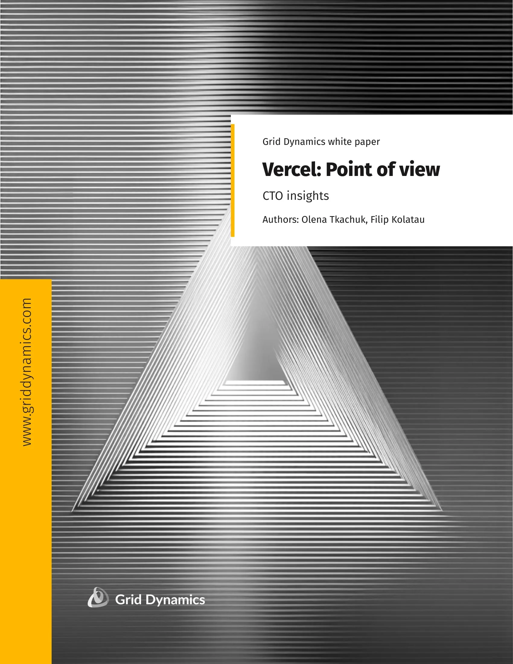 Abstract geometric image with layered white and gray lines forming a stylized 